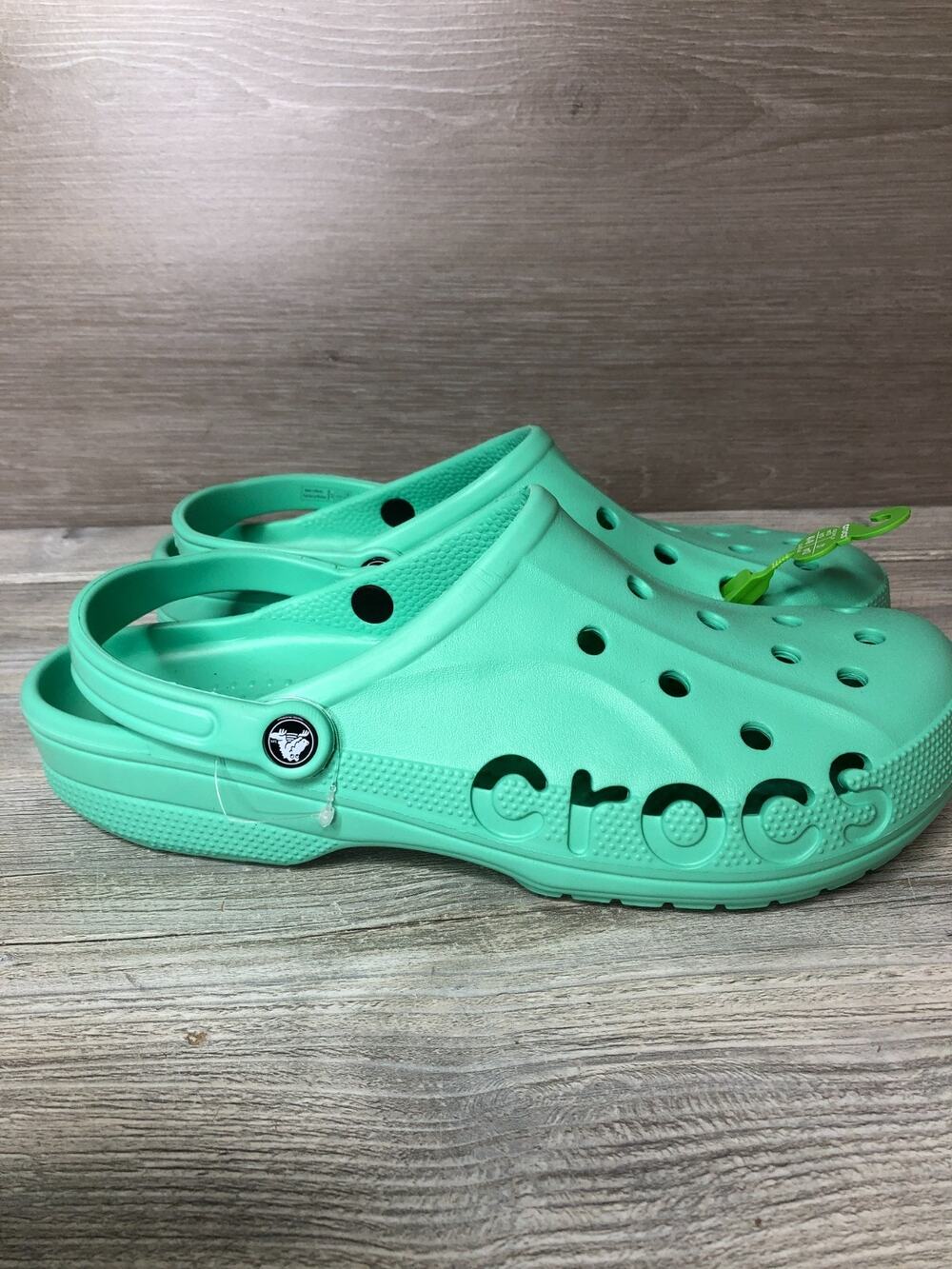 Crocs Adult Baya Clogs in "Retro" Mint Green Men's Size 13